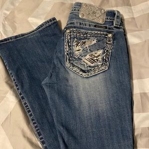 Distressed Miss Me Jeans 27x34